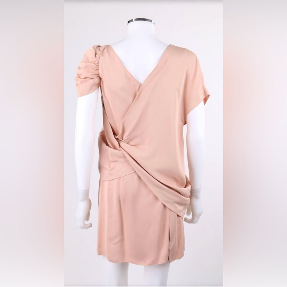 Prada Blush draped cocktail Dress, S - Picture 4 of 8